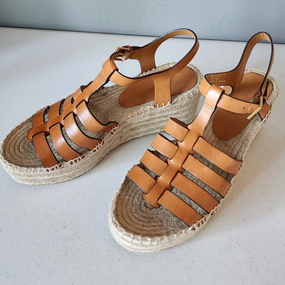 Tory Burch Wedge "EUC" - Picture 8 of 16